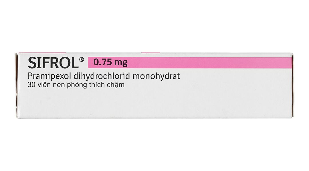 Sifrol 0.75mg trị bệnh Parkinson vô căn