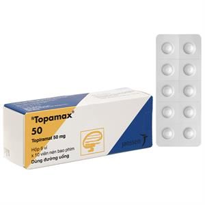 Topamax 50 trị động kinh, dự phòng đau nửa đầu