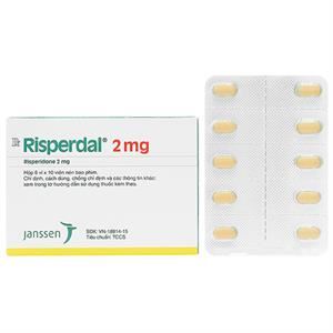 Risperdal 2mg trị tâm thần phân liệt