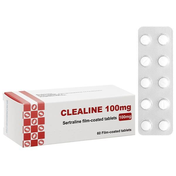 Clealine 100mg trị triệu chứng trầm cảm