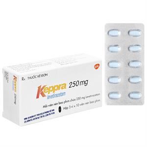 Keppra 250mg trị các cơn động kinh
