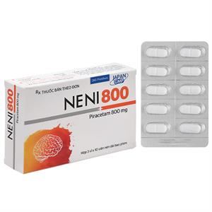 Neni 800 trị triệu chứng chóng mặt, nhức đầu, mê sảng nặng