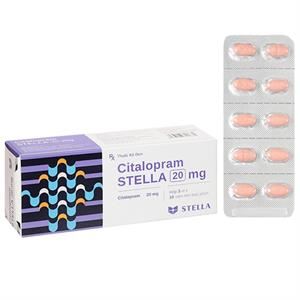 Citalopram Stella 20mg trị trầm cảm và rối loạn hoảng sợ
