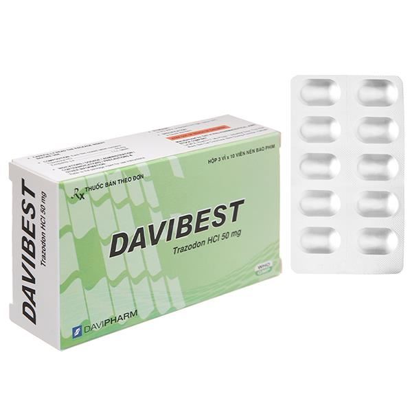 Davibest 50mg trị trầm cảm