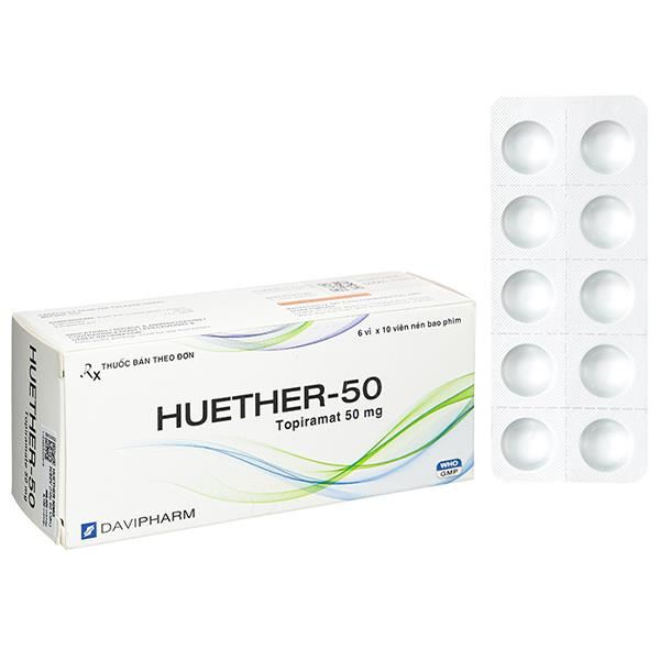 Huether-50 trị động kinh, dự phòng đau nửa đầu