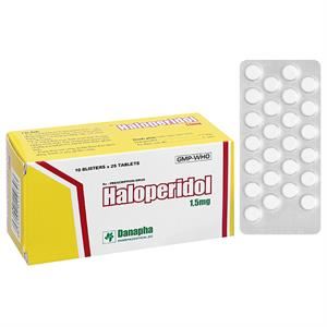 Haloperidol Danapha 1.5mg trị tâm thần phân liệt