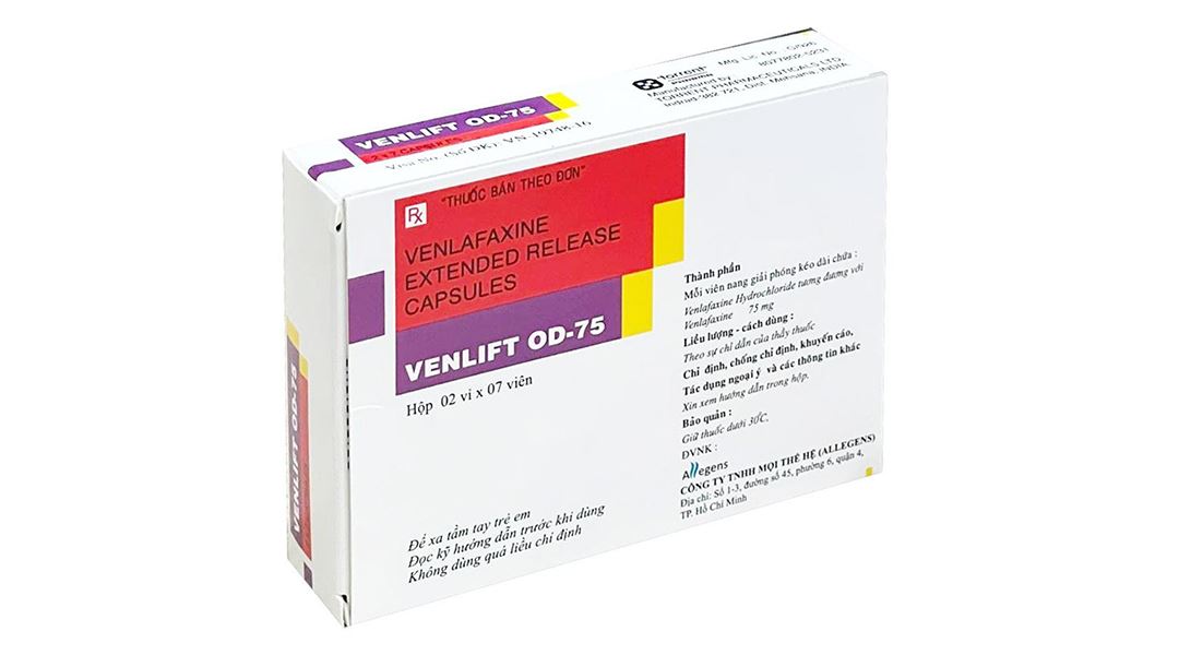 Venlift OD 75mg trị trầm cảm