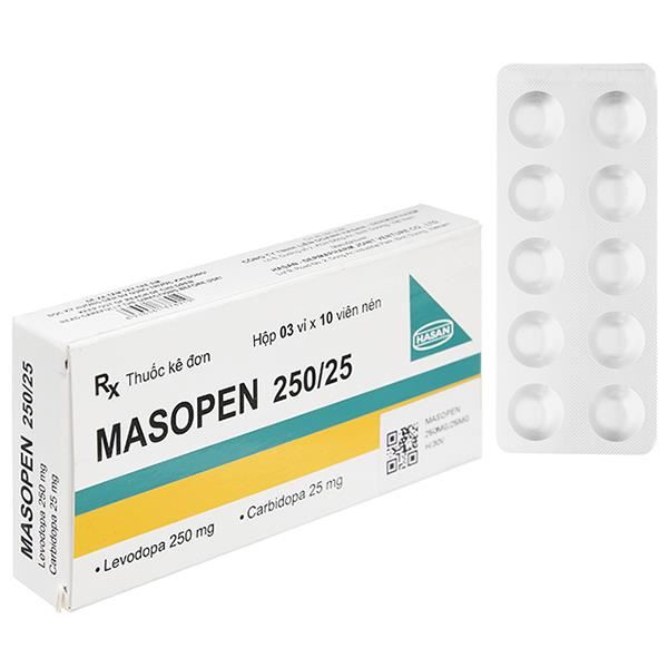 Masopen 250/25 trị Parkinson