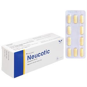Neucotic 300mg hỗ trợ trị động kinh cục bộ, trị đau thần kinh