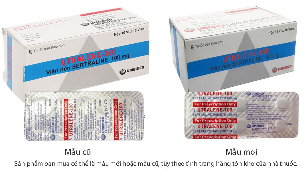 Utralene-100 trị chứng trầm cảm, rối loạn ám ảnh cưỡng bức