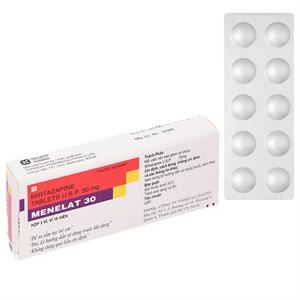 Menelat 30 trị rối loạn trầm cảm nặng