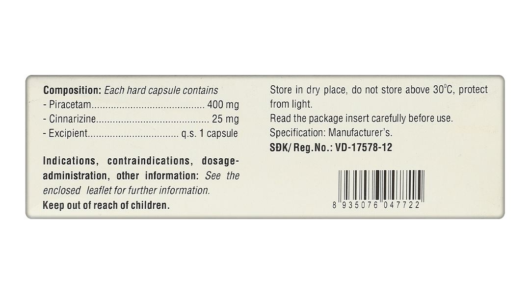 Spasticon điều trị bệnh não do chấn thương, đau nửa đầu