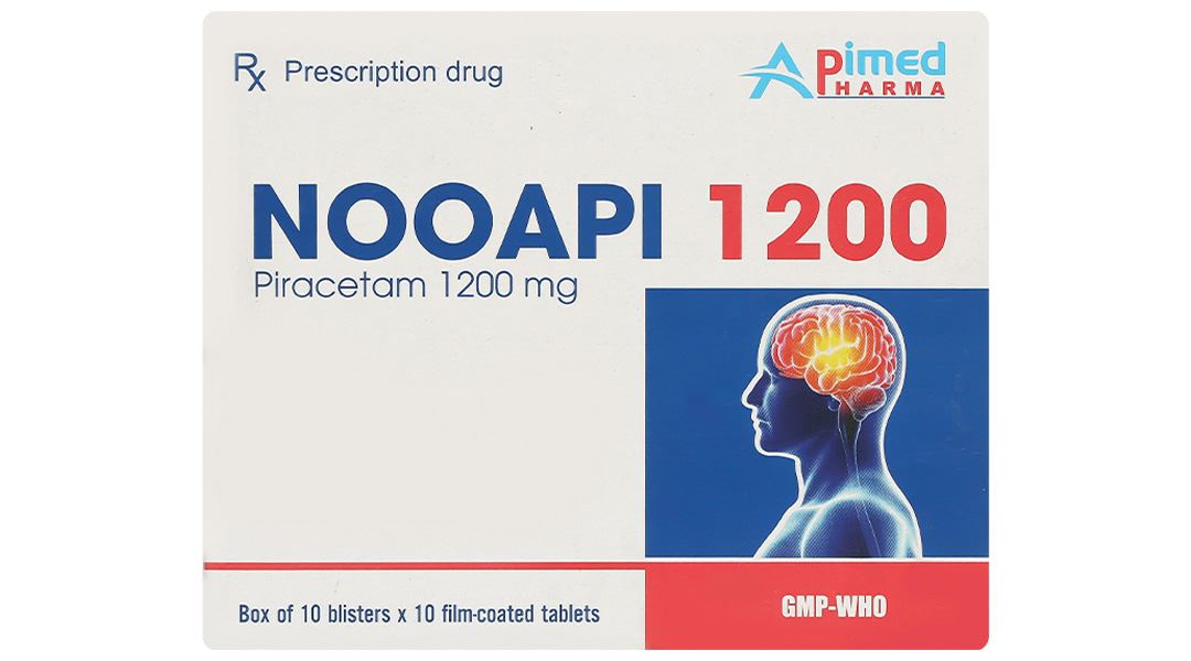 Nooapi 1200 điều trị hội chứng tâm thần thực thể, rung cơ, chóng mặt