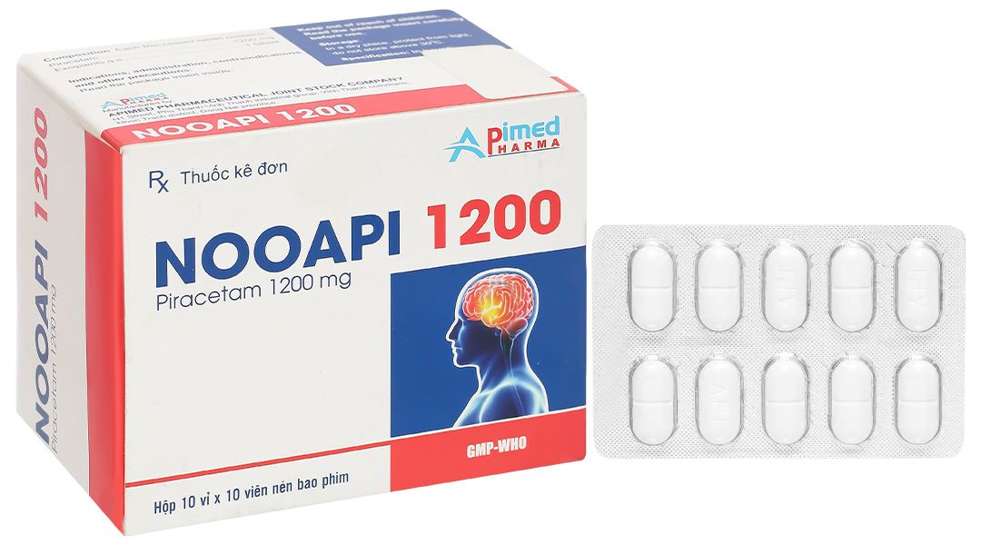 Nooapi 1200 điều trị hội chứng tâm thần thực thể, rung cơ, chóng mặt