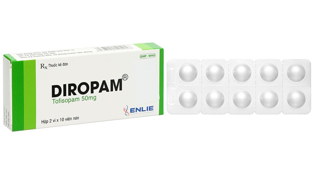 Diropam 50mg điều trị các bệnh tâm thần