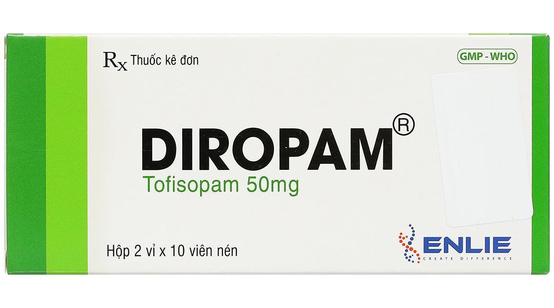 Diropam 50mg điều trị các bệnh tâm thần