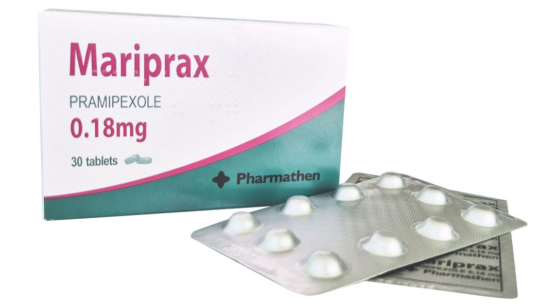 Mariprax 0.18mg điều trị triệu chứng bệnh Parkinson vô căn