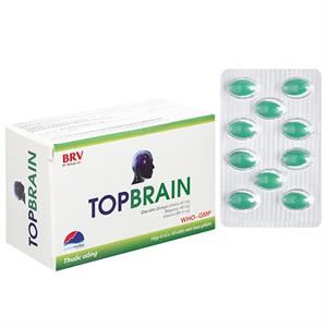 Topbrain giúp tăng tuần hoàn máu, cải thiện thiểu năng tuần hoàn não