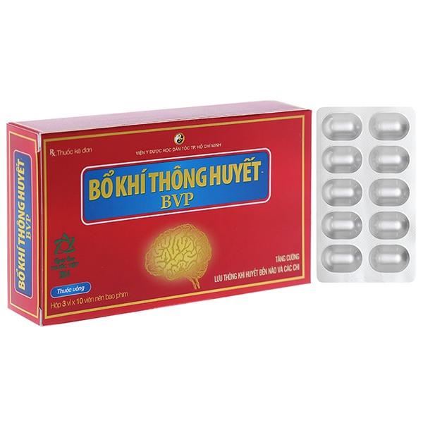 Bổ Khí Thông Huyết BVP trị rối loạn tuần hoàn não