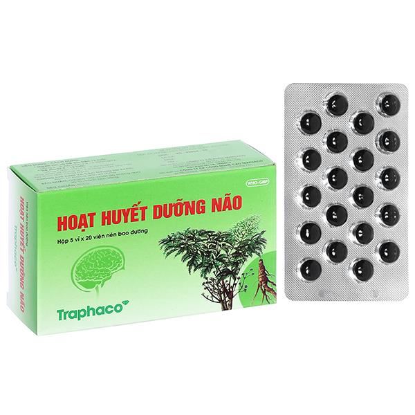 Viên bao đường Hoạt Huyết Dưỡng Não Traphaco giúp cải thiện trí nhớ
