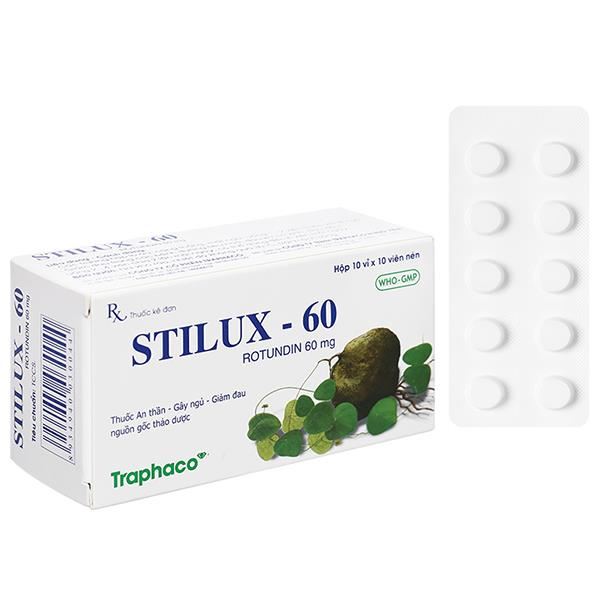 Stilux-60 giảm lo âu, căng thẳng