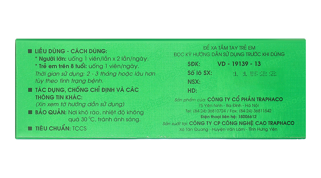 Cebraton phòng và điều trị suy giảm trí nhớ, suy nhược thần kinh