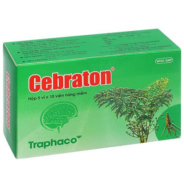 Cebraton phòng và điều trị suy giảm trí nhớ, suy nhược thần kinh
