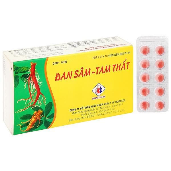 Đan Sâm - Tam Thất phòng và chứng trị đau thắt ngực