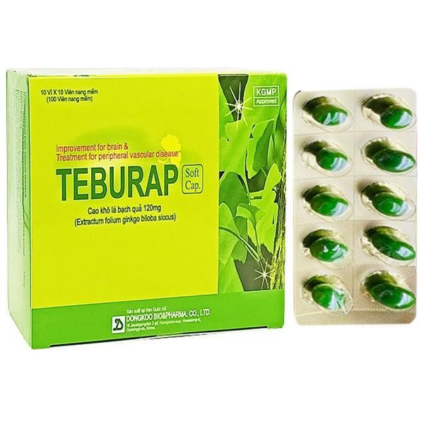 Teburap 120mg trị rối loạn tuần hoàn não và ngoại biên
