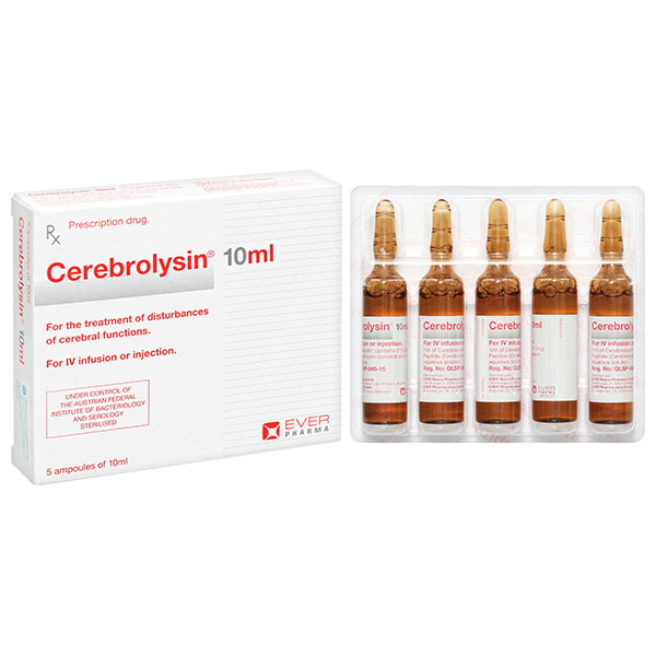 Thuốc tiêm Cerebrolysin Ever Neuro Pharma trị rối loạn trí nhớ
