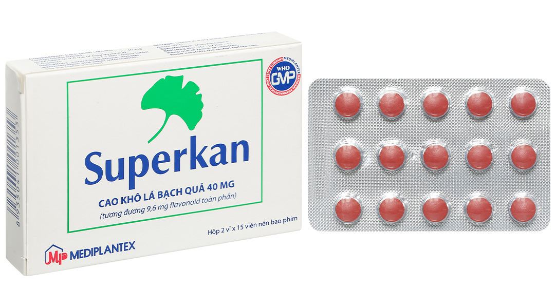 Superkan 40mg điều trị mất trí nhớ ngắn hạn