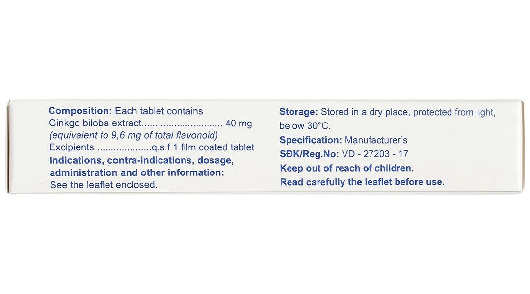 Superkan 40mg điều trị mất trí nhớ ngắn hạn