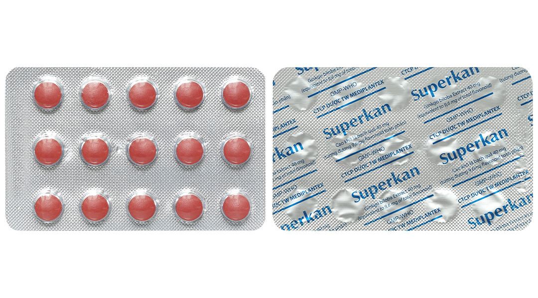 Superkan 40mg điều trị mất trí nhớ ngắn hạn