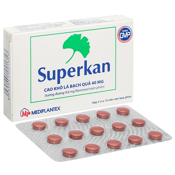 Superkan 40mg điều trị mất trí nhớ ngắn hạn