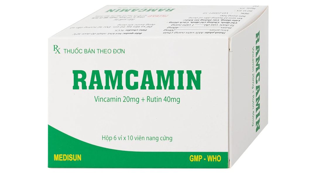Ramcamin hỗ trợ điều trị tuần hoàn não, suy giảm trí nhớ