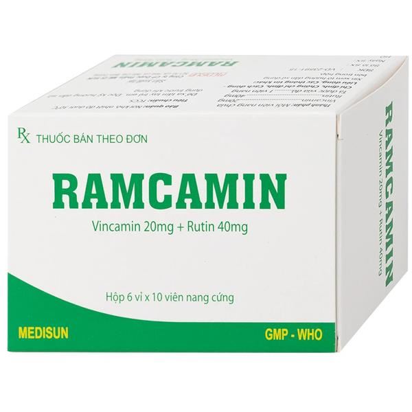 Ramcamin hỗ trợ điều trị tuần hoàn não, suy giảm trí nhớ