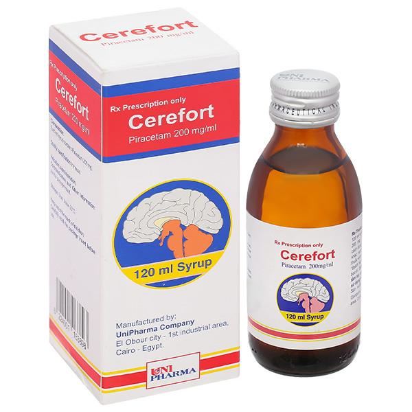 Siro Cerefort 200mg/ml điều trị triệu chứng chóng mặt, suy giảm trí nhớ