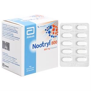 Nootryl 800 trị chóng mặt, giật rung cơ