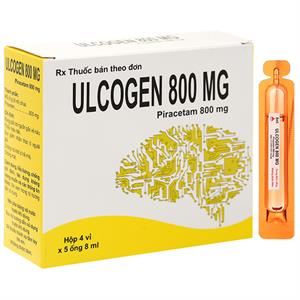 Dung dịch uống Ulcogen 800mg trị rung giật cơ nguồn gốc vỏ não