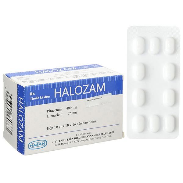 Halozam điều trị đau nửa đầu, rối loạn trí nhớ