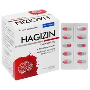 Hagizin 5mg trị các triệu chứng do rối loạn tiền đình