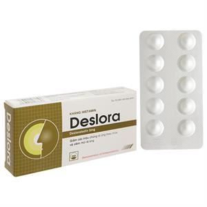 Deslora 5mg trị viêm mũi dị ứng, mề đay