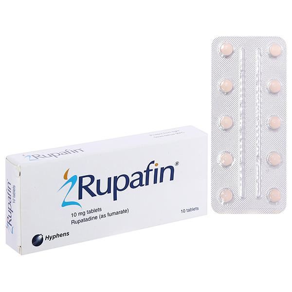 Rupafin 10mg trị viêm mũi dị ứng, mề đay