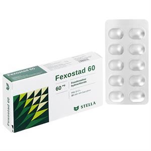 Fexostad 60 trị triệu chứng viêm mũi dị ứng, mày đay