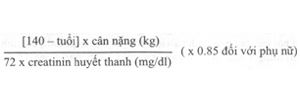 Độ thanh thải creatinin