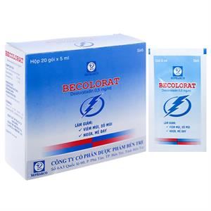 Siro Becolorat 0,5mg/ml giảm nhanh các triệu chứng viêm mũi dị ứng