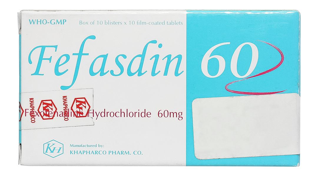 Fefasdin 60 điều trị viêm mũi dị ứng, mày đay