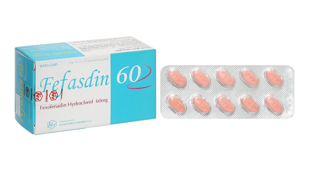 Fefasdin 60 điều trị viêm mũi dị ứng, mày đay