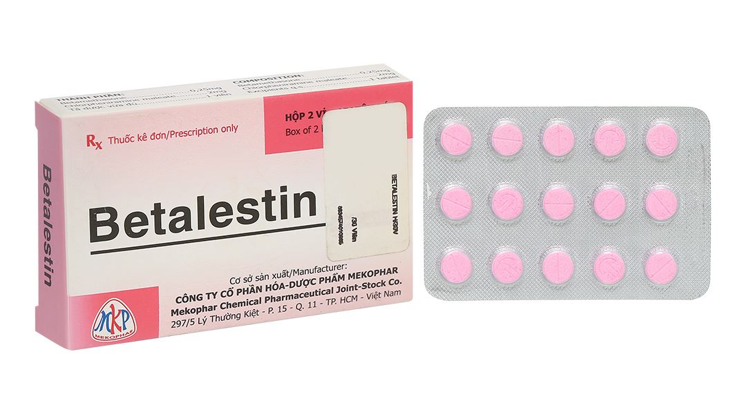 Betalestin trị viêm mũi dị ứng, mày đay