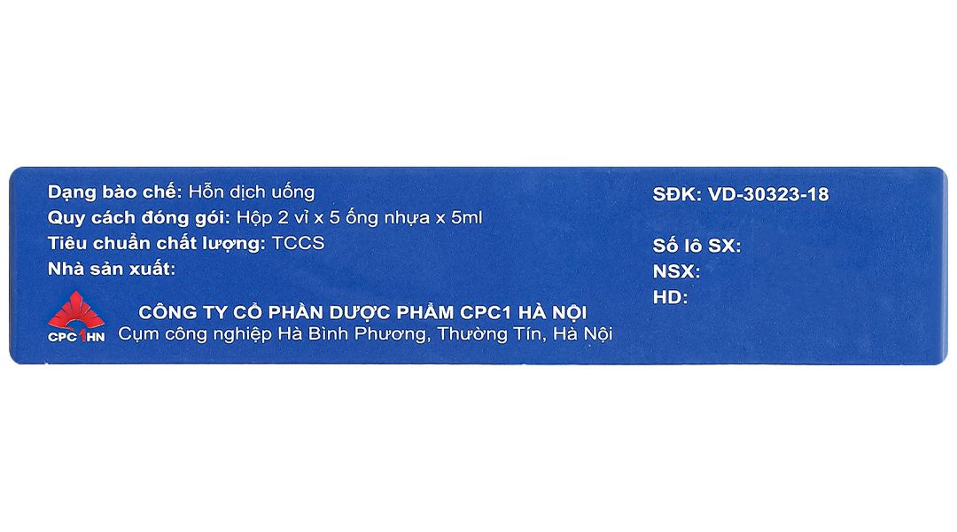 Hỗn dịch uống Oralegic 30mg/5ml điều trị viêm mũi dị ứng theo mùa